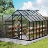 QEENTOE aluminium kas met fundering, 365x250x205 cm, kas Productafbeelding-voorbeeld 10
