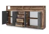 Loft Kommode Lunaris XXL, 4 Türen 4 Schubladen, Náhled obrázku produktu 4