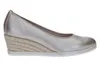 Tamaris Damen Pumps Lack Metallic Keilabsatz Bastoptik Produktbild-Vorschau 9