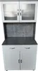 Küchenbuffet mit Glasteil Beton Weiß Blanca Produktbild-Vorschau 1