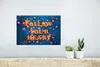 MuchoWow® Poster Zitate - 'Folge deinem Herzen' - Blumen - Produktbild-Vorschau 5
