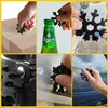 INF Multifunktionswerkzeug 18-in-1 "Schneekristall" Schwarz Produktbild-Vorschau 6