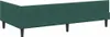 vidaXL Rohový rám postele s čelem tmavě zelený 80 cm x 200 Náhled obrázku produktu 7