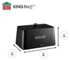 Elegante Kinghoff KH-1949 Brotdose aus Stahl, schwarz Produktbild-Vorschau 8