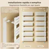 S'AFIELINA 762x400mm radiatore bagno design radiatore Anteprima dell’immagine prodotto 10
