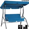 CASARIA® Hollywoodschaukel 2 Sitzer wetterfest Atlantik Produktbild-Vorschau 3