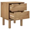 vidaXL Table de nuit OTTA 46x39,5x57 cm Pin massif - Table Voir les images du produit 4