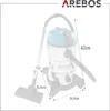 Arebos Industriestaubsauger 1300W, 30L, Blau Produktbild-Vorschau 7