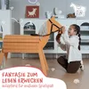 Pink Papaya Holzpferd aus massivem Holz, Braun, 60 cm Produktbild-Vorschau 3