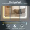 HOKO Badspiegel 70x100cm mit Rahmen+Touch Schalter+Licht Produktbild-Vorschau 2