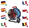 Wetterfeste Kabeltrommel 50 m / 4 Steckdosen / blau / PVC / 230 V / 1,5 mm2 Produktbild-Vorschau
