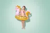 Bestway® Schwimmtier Glitter Seahorse 115 x 104 cm Produktbild-Vorschau 8