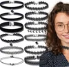 EDIBAZZAR | 12er Set CHOKER Halskette Band Spitze Boho Produktbild-Vorschau 2