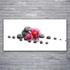 Acrylglasbilder 120x60 Wandbild Druck Blumen Steine Kunst Produktbild-Vorschau 2