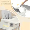 FCH Hochstuhl Baby 4-in-1 Kinderhochstuhl - Abnehmbar Produktbild-Vorschau 4