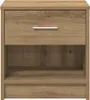 vidaXL Nachttisch mit Schublade Artisan-Eiche 39x28x41 cm Produktbild-Vorschau 4