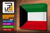 Blechschild Flagge Kuwait 30x20cm Flag of Kuwait Produktbild-Vorschau 3