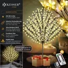 KESSER® Kirschblütenbaum mit Fernbedienung | Lichterbaum Produktbild-Vorschau 2
