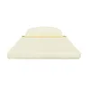 vidaXL Coussins d'adirondack 2 pcs. Tissu Oxford crème Voir les images du produit 9