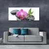 Acrylglasbilder 125x50 Wandbild Druck Blume Steine Kunst Produktbild-Vorschau 3