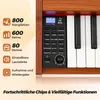 COSTWAY Keyboard Piano 88 Tasten, E Piano mit Ständer, Produktbild-Vorschau 5