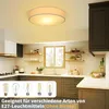 ZMH Deckenlampe Schlafzimmer Deckenleuchte Rund - 2Flammig Produktbild-Vorschau 4