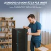 Extralink Rackmount skriňa 12U 600x600 čierna montáž na Náhľad obrázku produktu 5