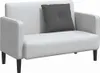 vidaXL Coussin dorsal gris foncé 60 x 50 cm Tissu velours Voir les images du produit 2