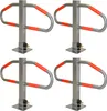 4x Parkplatzsperre 47 x 73 cm Metall grau abschließ- und Produktbild-Vorschau 1