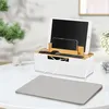 Kabelmanagement Box mit Bambusdeckel, Kabel Organizer für Produktbild-Vorschau 4