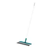 A cleaning mop with a white handle and a teal head with black strips. Produktbild-Vorschau