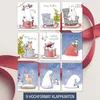 Weihnachtskarten mit Umschlag Set - 15 witzig schöne Produktbild-Vorschau 3