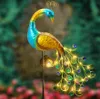 Lampada Solare A Forma Di Pavone – Decorazione Da Giardino Anteprima dell’immagine prodotto 5