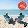 Składane krzesło plażowe ogrodowe kempingowe niebieskie do Podgląd zdjęcia produktu 11