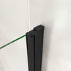 Duschspa 130x140cm Schwarz Badewanneaufsatz 3-teilig Produktbild-Vorschau 5