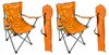 2'er Set Anglersessel mit Getränkehalter und Tasche Orange Produktbild-Vorschau 1