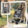 PawHut Hundewagen Pet Stroller für kleine Hunde Produktbild-Vorschau 3