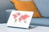 MuchoWow® Laptop Aufkleber Sticker Cover Weltkarte - Rosa - Produktbild-Vorschau 4