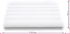 A white mattress with stitched lines, shown from a slightly elevated angle. Produktbild-Vorschau