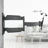 TV-Wandhalterung, schwenkbar, neigbar, ausziehbar, 122 cm Produktbild-Vorschau 4