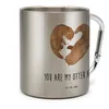 Mr. & Mrs. Panda karabinerbecher Otter Herz - Transparent - Produktbild-Vorschau 2