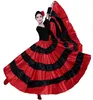 Achtertuin. Lange damesrok voor flamenco-buikdans, Spaans Productafbeelding-voorbeeld 4