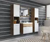 Set da bagno MAYRA XL - rovere wotan / bianco lucido Anteprima dell’immagine prodotto 1