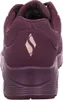 The back view of a single violet Skechers sneaker. Anteprima dell’immagine prodotto