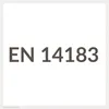 The image shows the text "EN 14183" on a white background. Produktbild-Vorschau