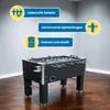 L.A. Sports Kicker Table 5“ Profi Kickertisch schwarz Produktbild-Vorschau 4
