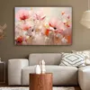 MuchoWow® - Leinwandbilder - Blumen - Aquarell - Rosa - Produktbild-Vorschau 5