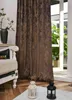 Vorhang Samt Damast HxB 245x140 cm Taupe Gold »MILANO STAR« Produktbild-Vorschau 6