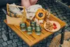 Pojemnik na przybory kuchenne z uchwytem, bambus Podgląd zdjęcia produktu 5