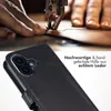 Custodia a libro in vera pelle Selencia per iPhone 16 - Anteprima dell’immagine prodotto 2